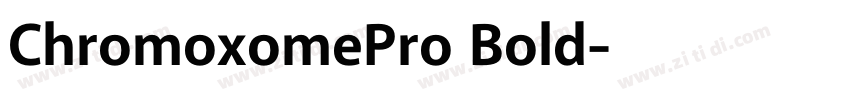 ChromoxomePro Bold字体转换